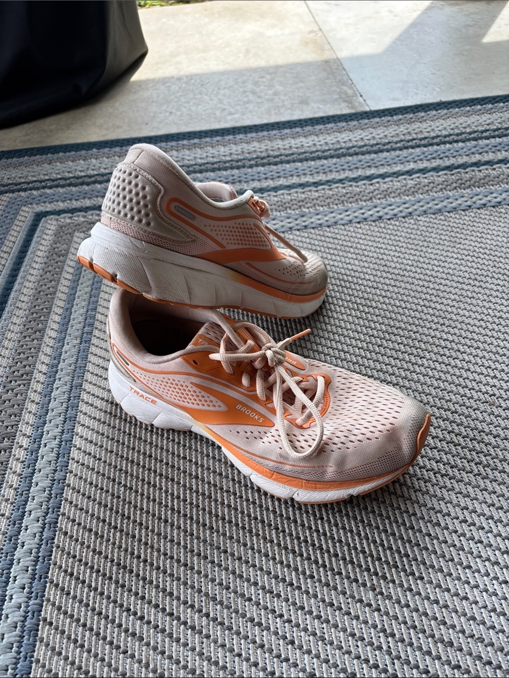 Brooks Women's Running Shoes - Light Peach and Orange size 10